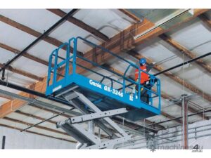 Genie GS-2646 E-Drive Slab Scissor Lifts, Unmatched Efficiency and Runtime! — view 1
