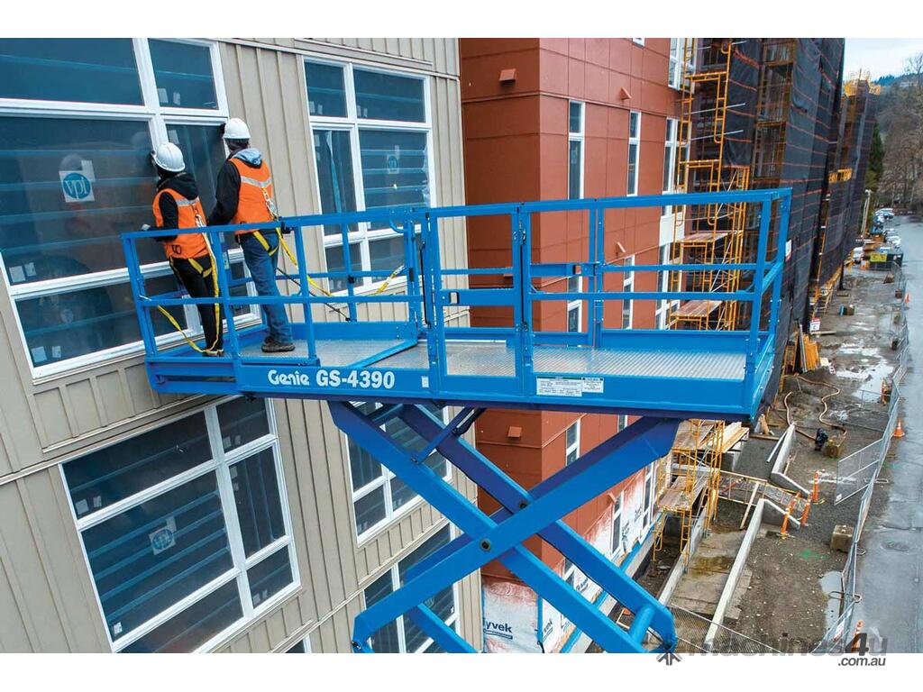 In Stock Now! Genie GS-4390 Rough Terrain Scissor Lifts