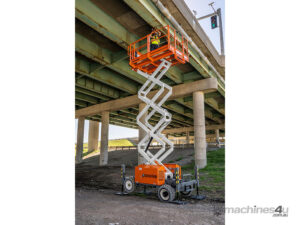 Snorkel S3970RTE Rough Terrain Electric Scissor Lift — view 1