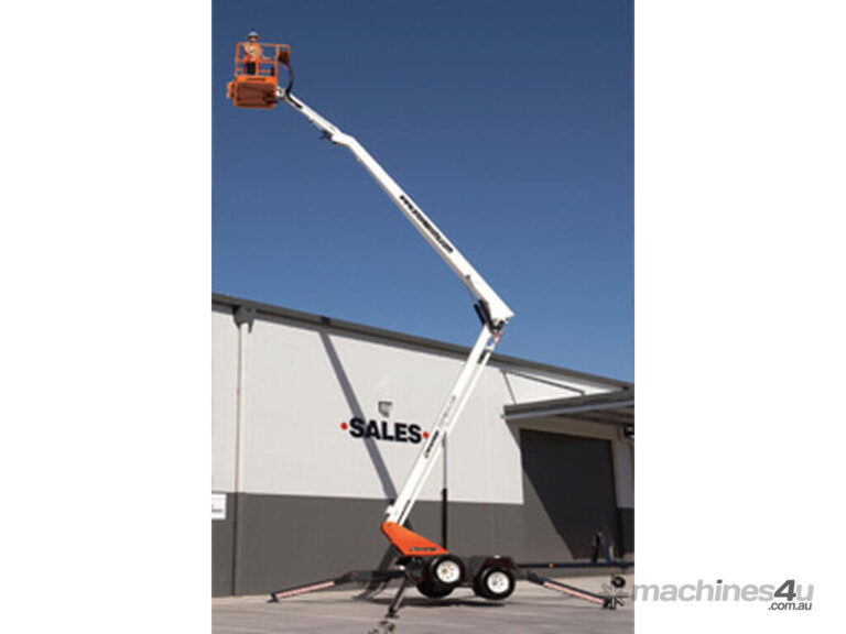 Snorkel MHP15HD Heavy Duty Trailer Mounted Boom Lift, Rugged and Reliable!