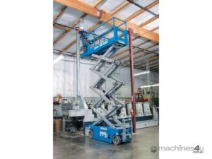 Genie GS-2632 26ft Narrow E-Drive Slab Scissor Lift, Excellent for Indoor & Outdoor Construction! — view 2