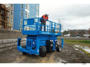 In Stock Now! Genie GS-4390 Rough Terrain Scissor Lifts — view 3