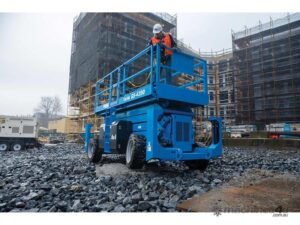 In Stock Now! Genie GS-4390 Rough Terrain Scissor Lifts — view 4