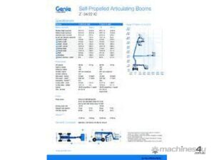 Genie Z-34/22 IC Articulated Boom Lifts — view 9